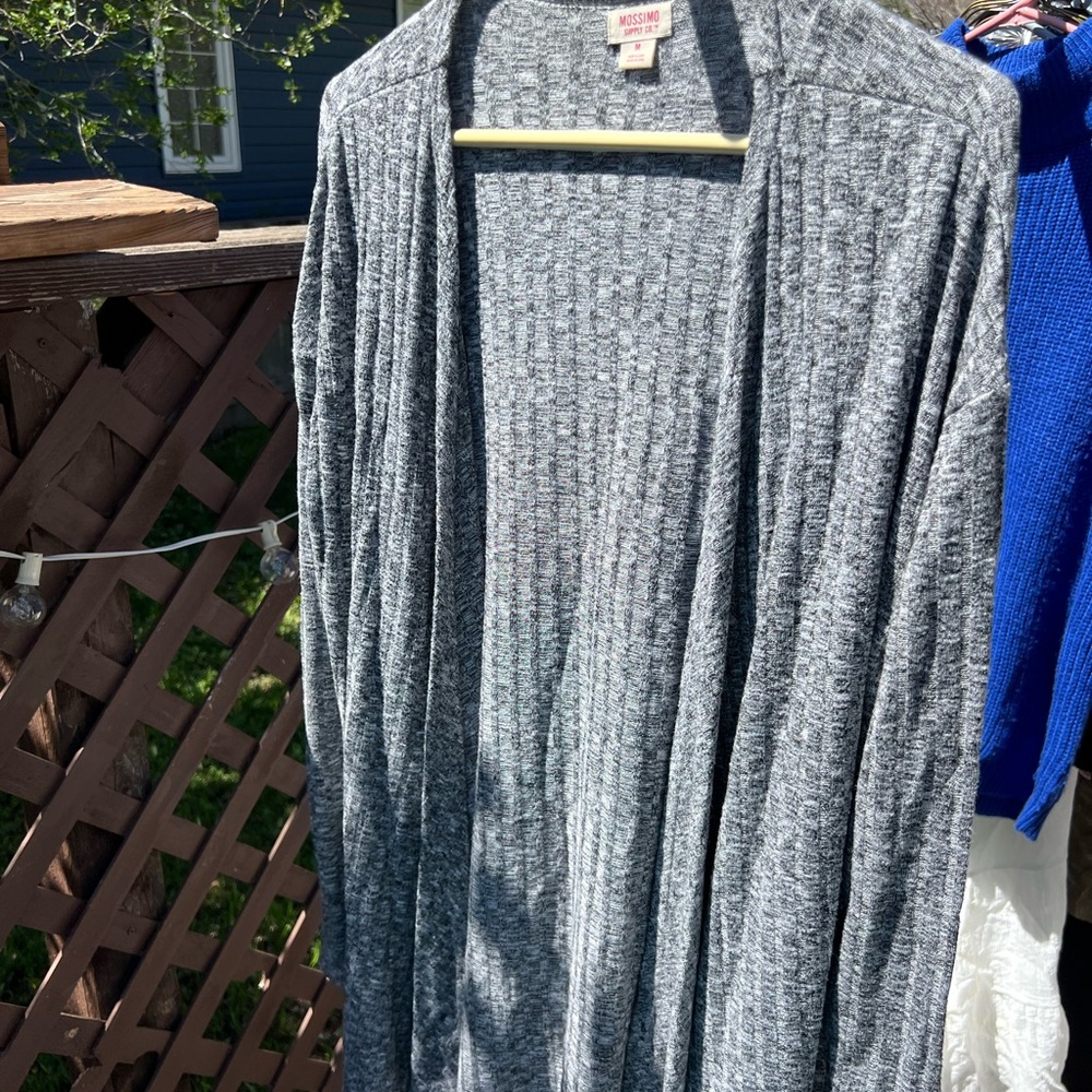 Mossimo Supply Co. Black and White Knit Sweater